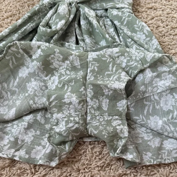 Green romper dress - Picture 4 of 5